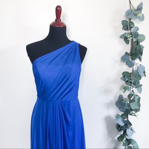 David's Bridal Dresses & Skirts - david’s bridal | one shoulder neckline pleated 8